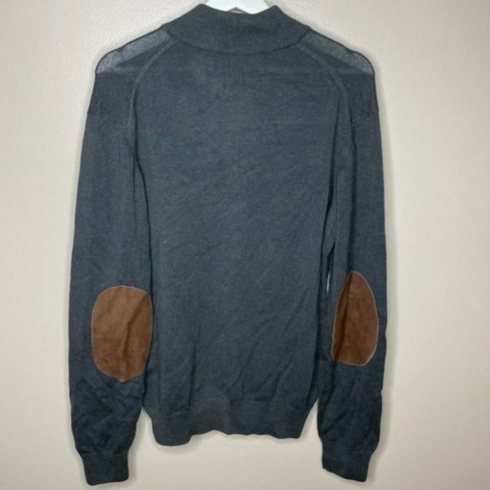 Vineyard Vines Gray Lightweight 1/4 Zip Sweater - Picture 3 of 3